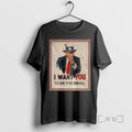 Officials Donald Trump Uncle Sam I Want You To Die For Israel Premium T Shirts