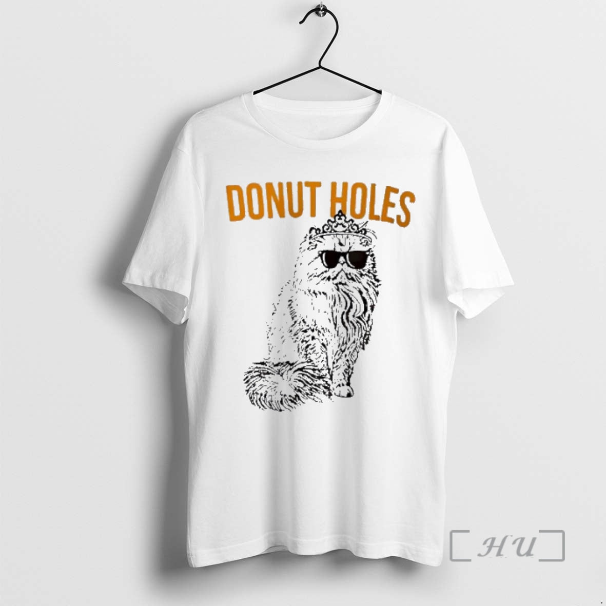 Officials Donut Holes Persian Cat With Sunglasses And Crown