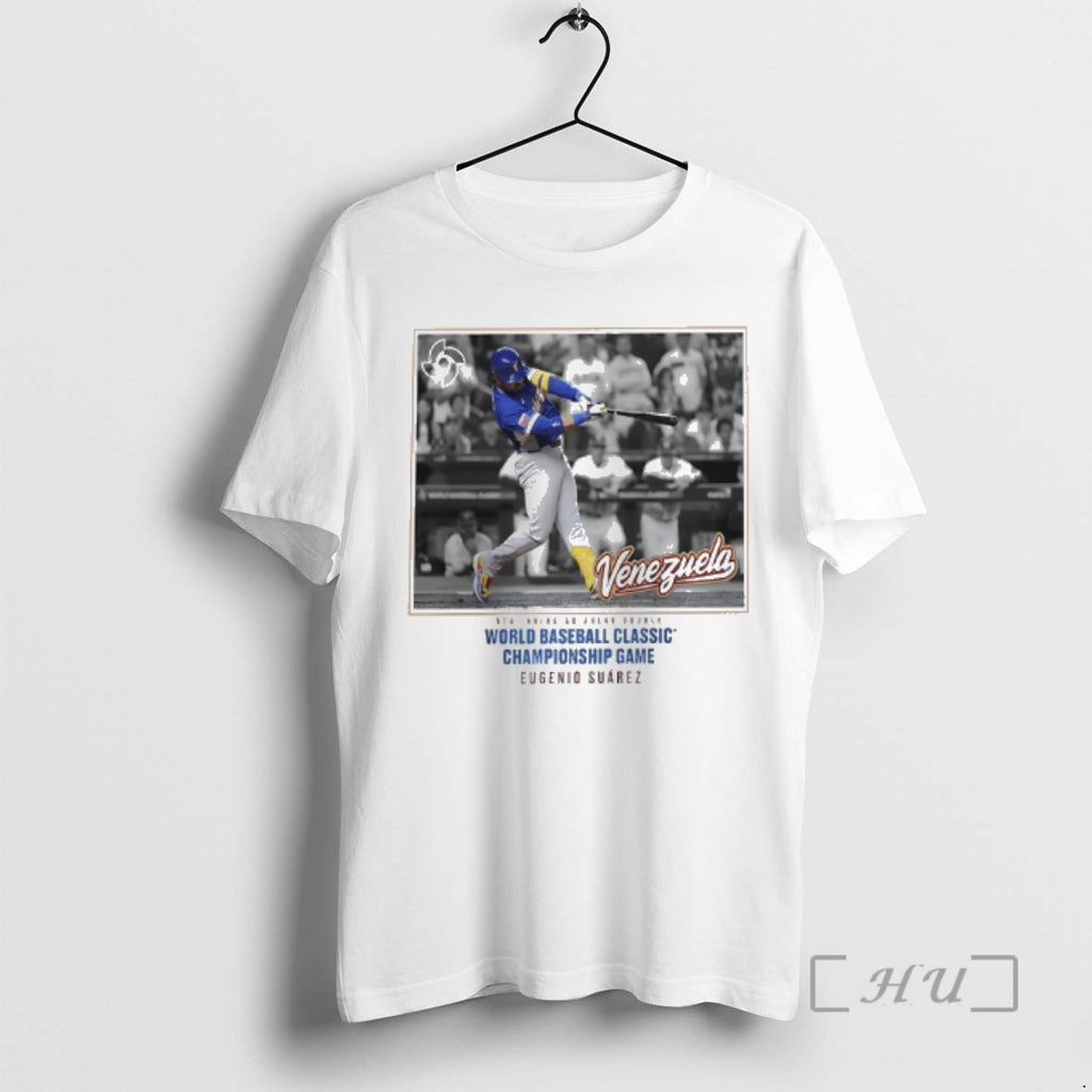 Officials Eugenio Suarez Venezuela Baseball 2026 World Baseball Classic Championship Game Premium T Shirts Sweater