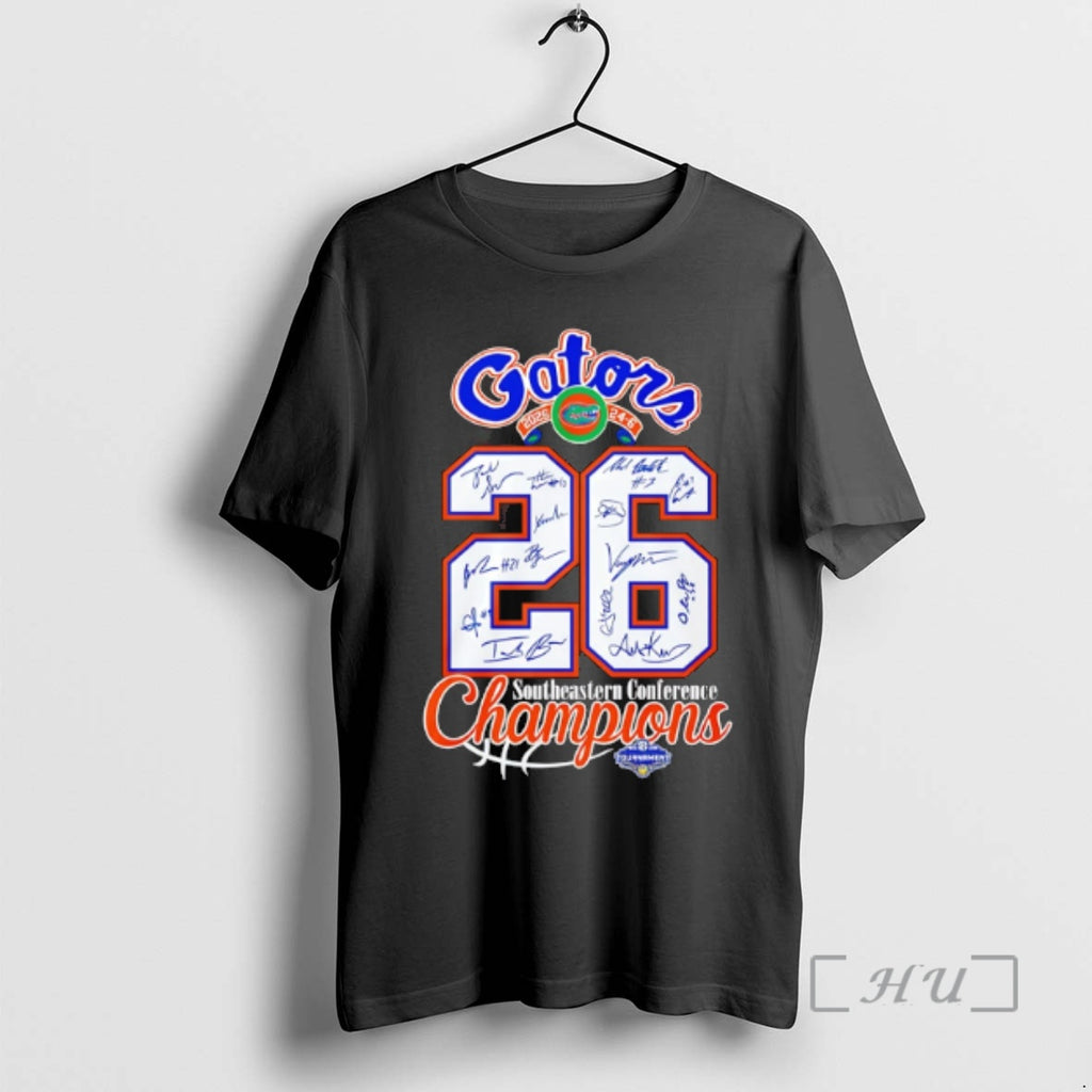 Officials Florida Gatos 2026 Southeastern Conference Champions 24 6 Signatures