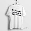Officials Grilling Meat Softly With Tongs Quote