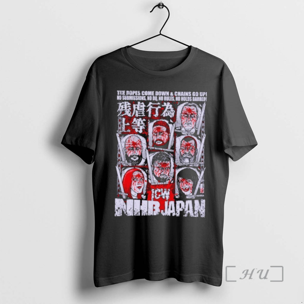 Officials Icw Nhb Japan The Ropes Come Down Chains Go Up Premium T Shirts Sweater