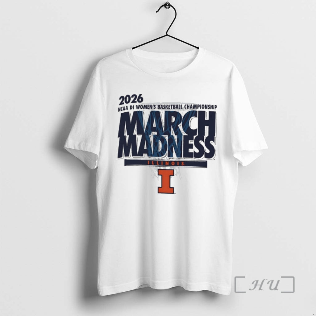 Officials Illinois Basketball 2026 Ncaa Di Womens Basketball Championship March Madness Premium T Shirts Sweater