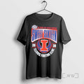 Officials Illinois Fighting Illini Mens Basketball 2026 Ncaa March Madness Logo Premium T Shirts Sweater