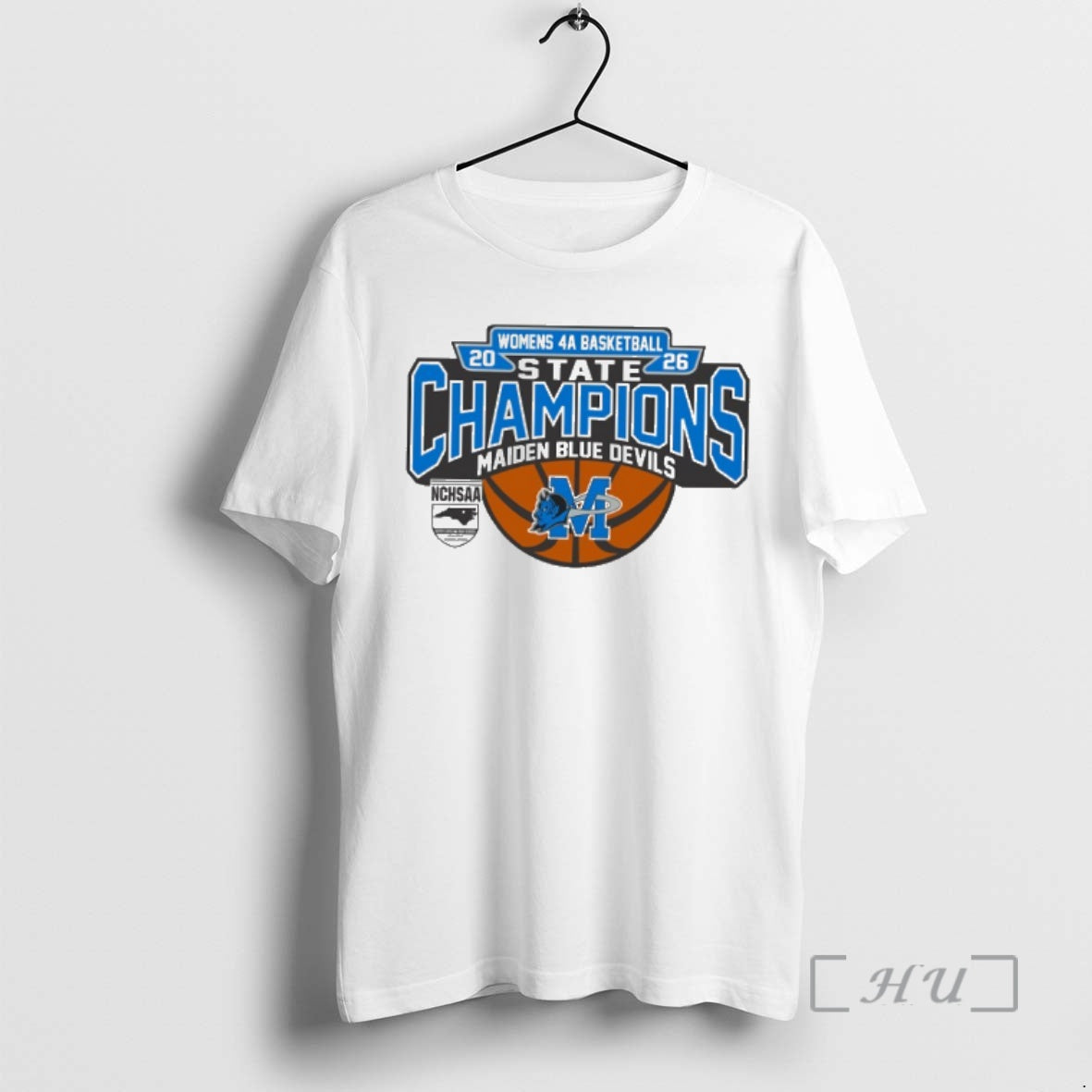 Officials Maiden Blue Devils 2026 Nchsaa Womens 4a Basketball State Champions Premium T Shirts Sweater