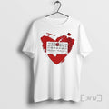 Officials Maison Margiela Paris Heart Red Brush Stroke