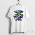 Officials Mariners Seattle Racing Frogs Mascot Graphic