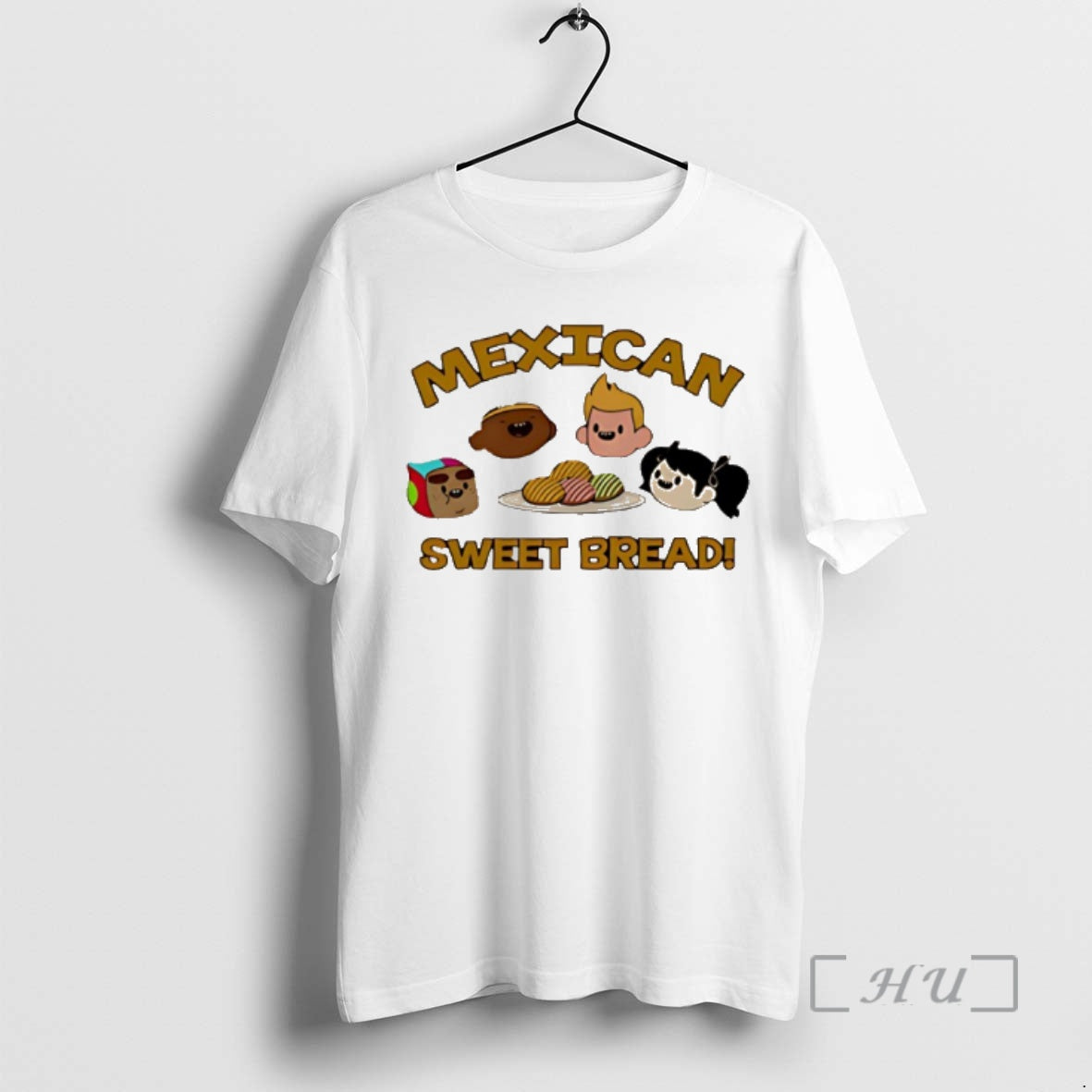 Officials Mexican Sweet Bread Characters And Conchas Plate