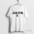 Officials Michigan State Spartans Lock It In 2026 On Court Bench Premium T Shirts Sweater