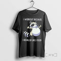Officials Muscle Raccoon I Workout Because I Really Like Food