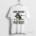 Officials Never Apologize For Being A Patriot 2026