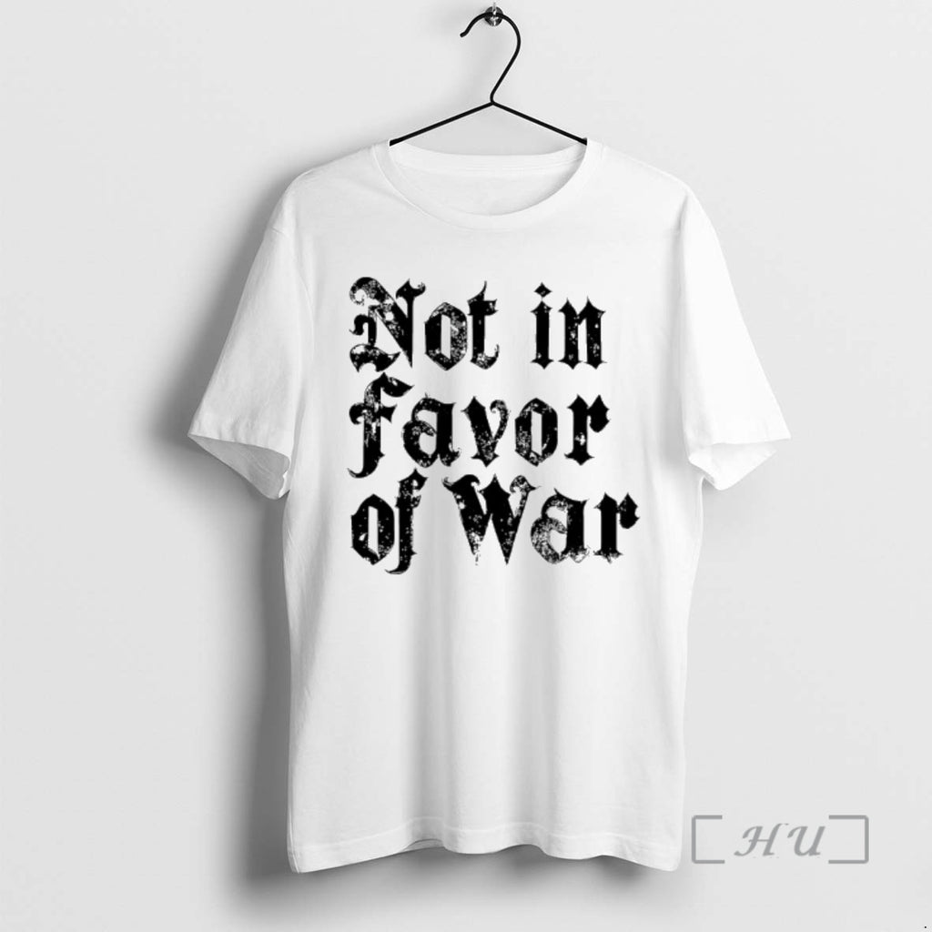 Officials Not In Favor Of War