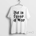 Officials Not In Favor Of War