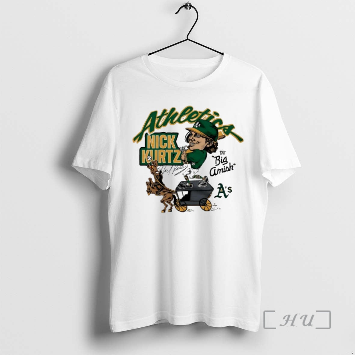 Officials Oakland Athletics Player Nick Kurtz The Big Amish Signature
