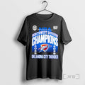 Officials Oklahoma City Thunder 2025 2026 Northwest Division Champions Locker Room Premium T Shirts Sweater