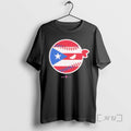 Officials Pitching Ninja Puerto Rican Flag