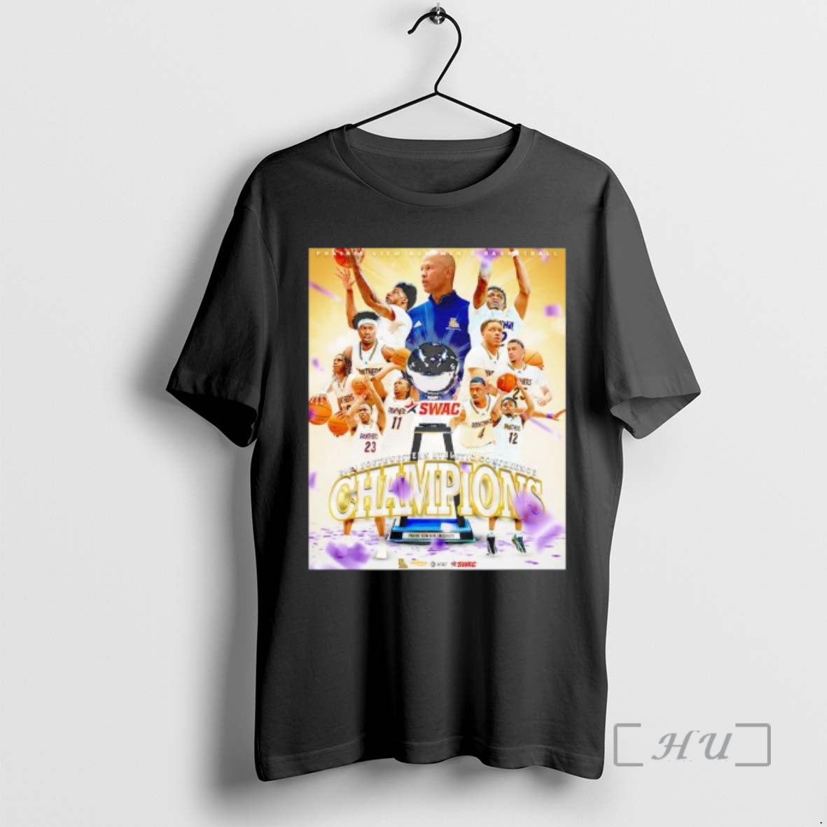 Officials Prairie View Am Panthers Basketball Team Southwestern Athletic Conference Championship 2026 Premium T Shirts