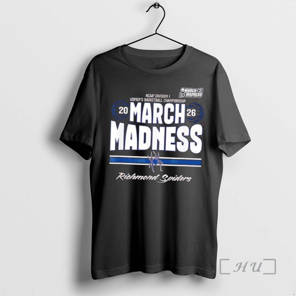 Officials Richmond Spiders 2026 March Madness Ncaa Womens Basketball Logo