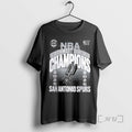 Officials San Antonio Spurs Black 2026 Nba Southwest Division Champions Locker Room Premium T Shirts