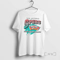 Officials San Antonio Spurs National Basketball Association Retro Splash Logo