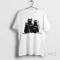 Officials Six Black Cats With Big Eyes Artistic Drawing