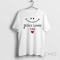 Officials Smiley Face Jesus Loves You Heart