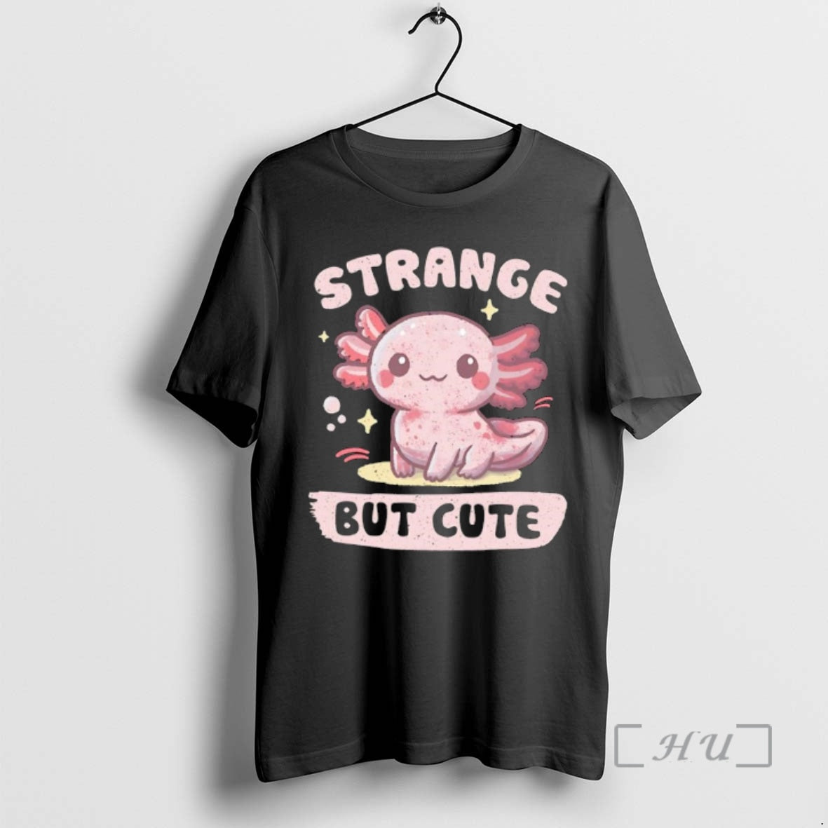 Officials Strange But Cute Axolotl Cartoon Retro