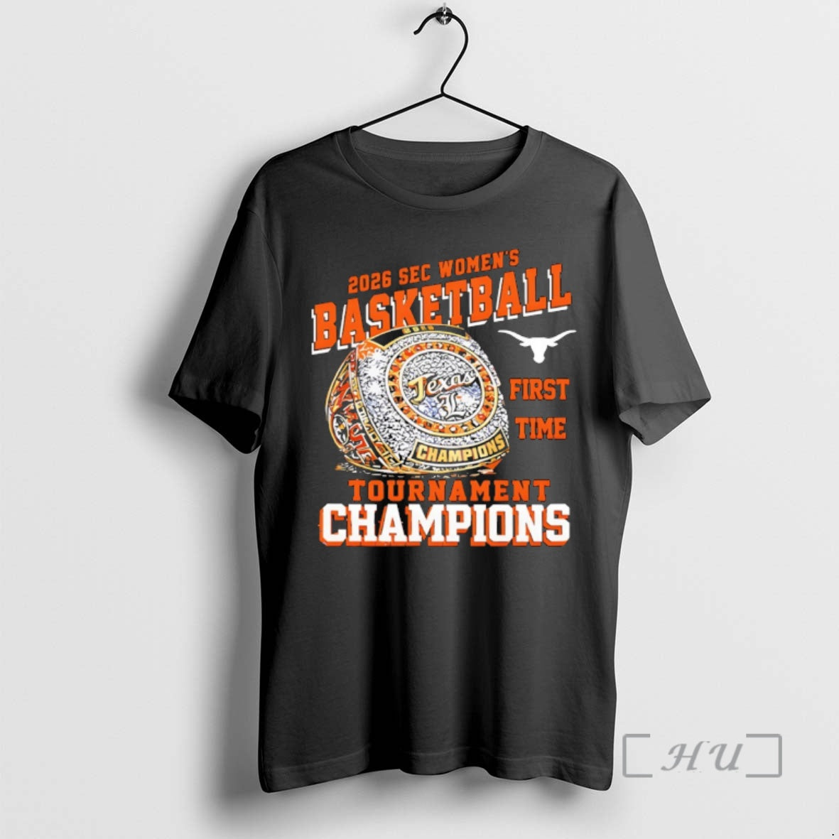 Officials Texas Longhorns Womens Basketball The First Time Sec Tournament Champions 2026 Premium T Shirts