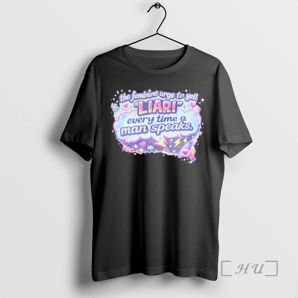 Officials The Feminine Urge To Yell Liar Every Time A Man Speaks Premium T Shirts