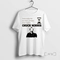 Officials Time Waits For No Man Unless That Man Is Chuck Norris Premium T Shirts