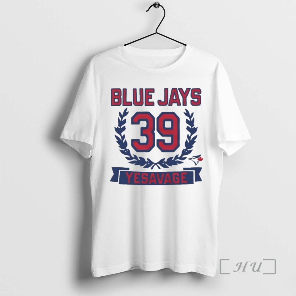 Officials Trey Yesavage 39 Toronto Blue Jays Baseball Name And Number Premium T Shirts Sweater
