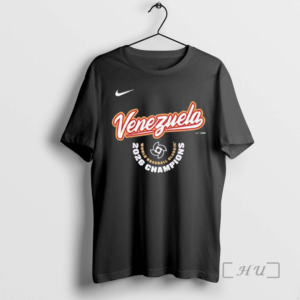 Officials Venezuela Baseball 2026 World Baseball Classic Champions Arched Logo