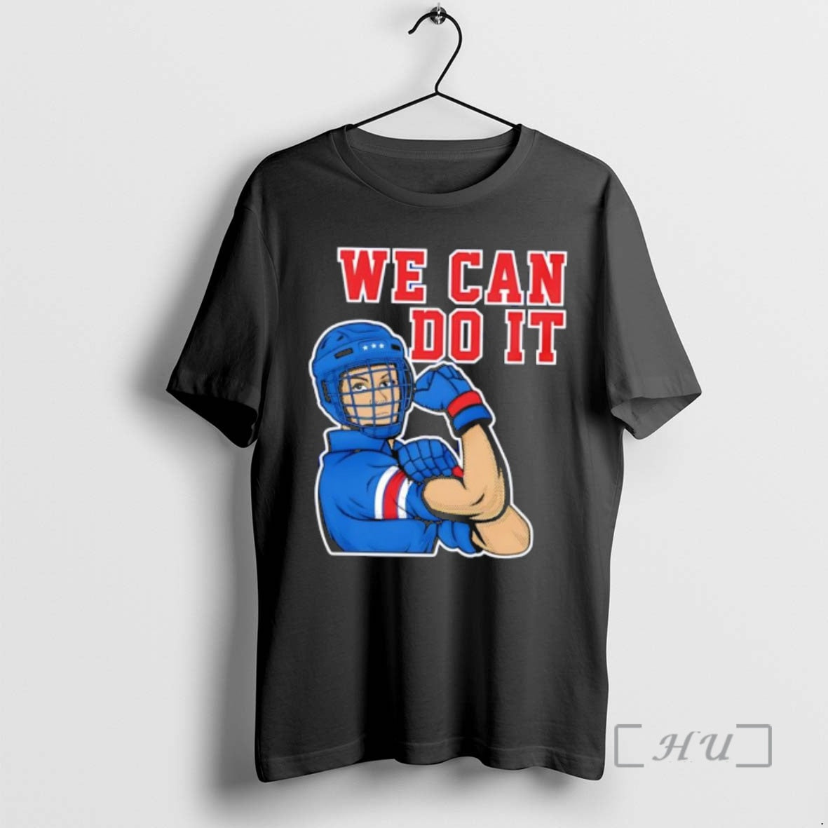 Officials We Can Do It Female Hockey Player Rosie Riveter