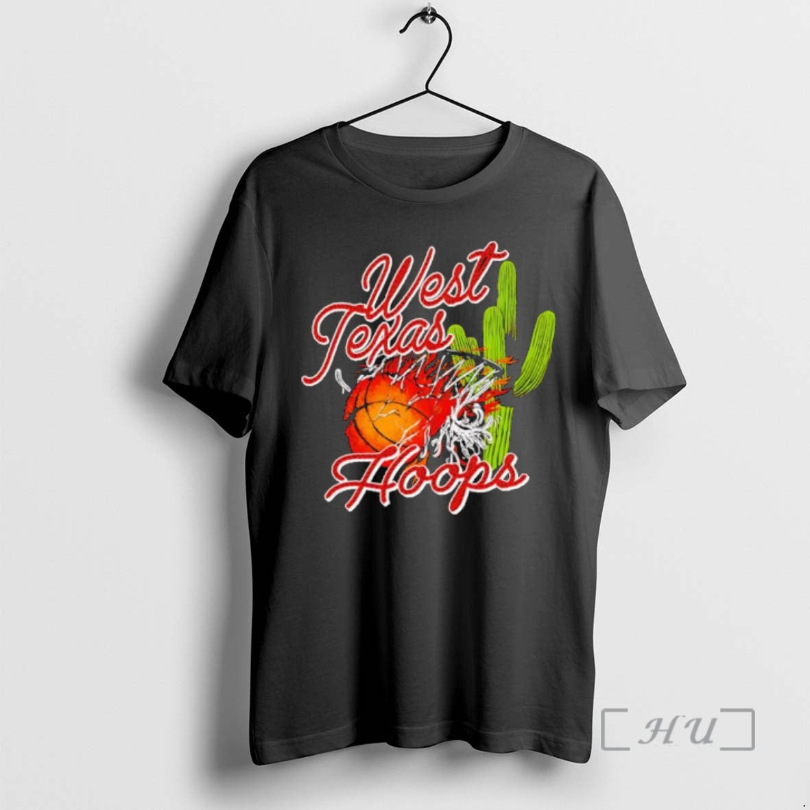 Officials West Texas Hoops Flaming Basketball Desert Cactus