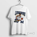 Officials Yaxel Lendeborg University Of Michigan Basketball Caricature