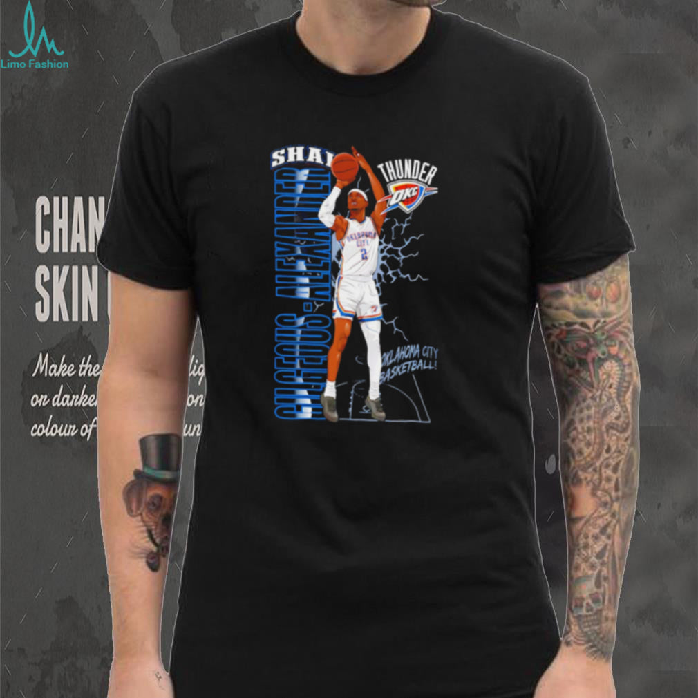 Oklahoma City Thunder Shai Gilgeous Alexander Height ’26 shirt