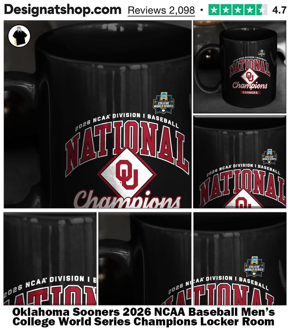 Oklahoma Sooners 2026 NCAA Baseball Men’s College World Series Champions Locker Room shirt