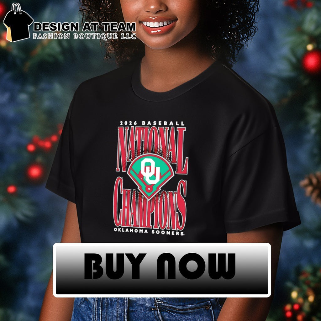 Oklahoma Sooners 2026 NCAA Baseball Men’s College World Series National Champions Large Type Field shirt