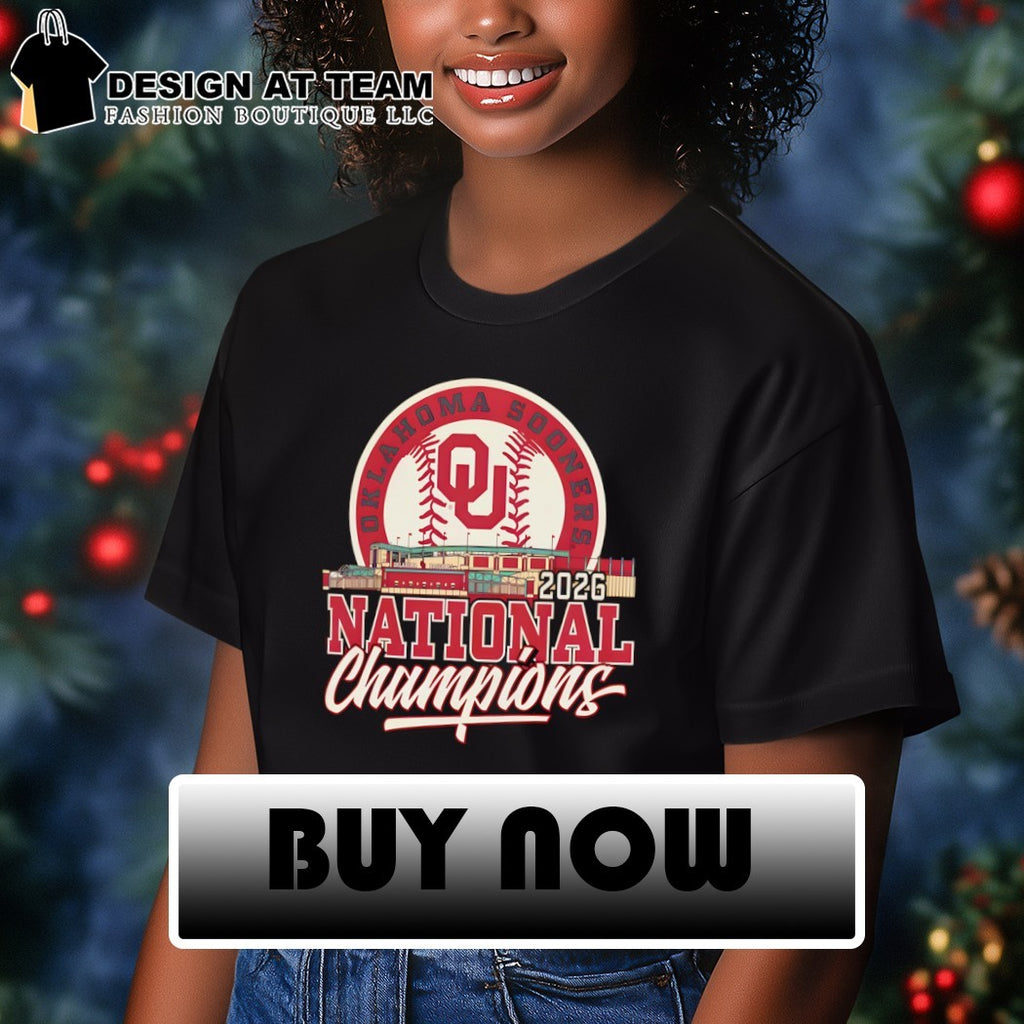Oklahoma Sooners 2026 NCAA Baseball World Series Champions Stadium shirt