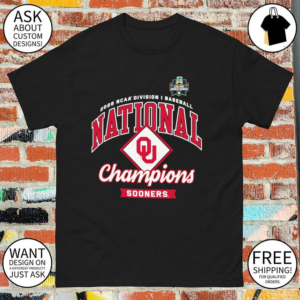 Oklahoma Sooners 2026 NCAA Division I Baseball National Champions shirt