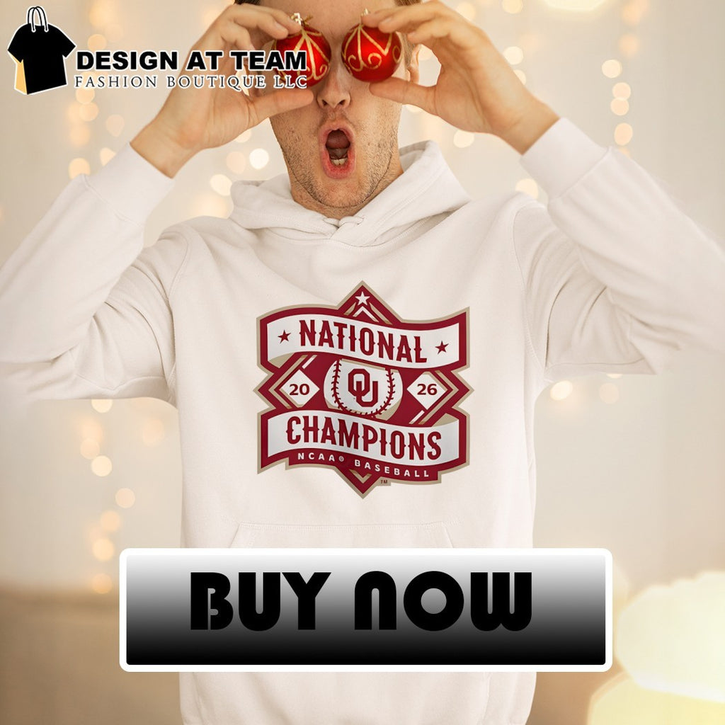 Oklahoma Sooners 2026 NCAA World Series National Champions Baseball Backfield Disruptor shirt