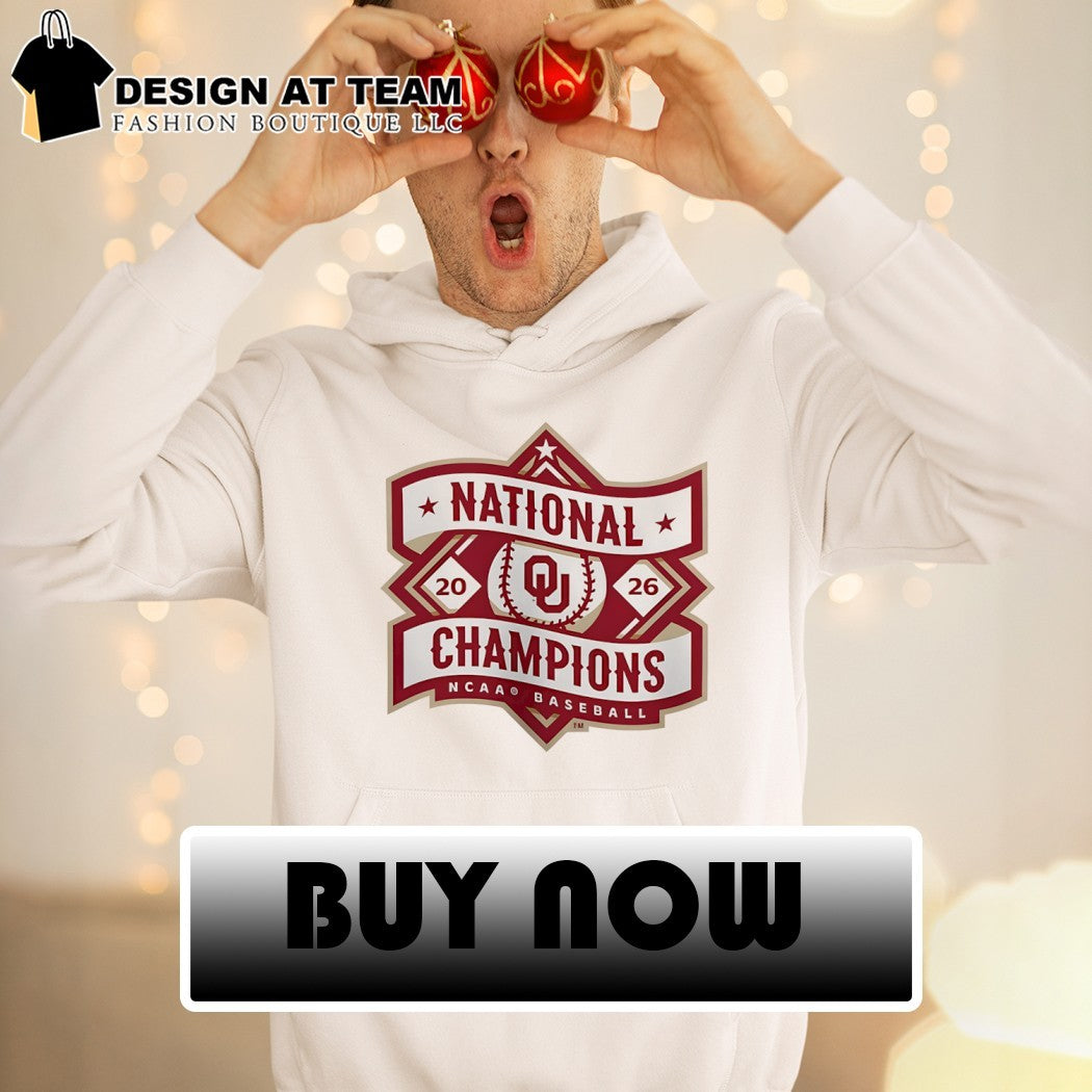 Oklahoma Sooners 2026 NCAA World Series National Champions Baseball Backfield Disruptor shirt