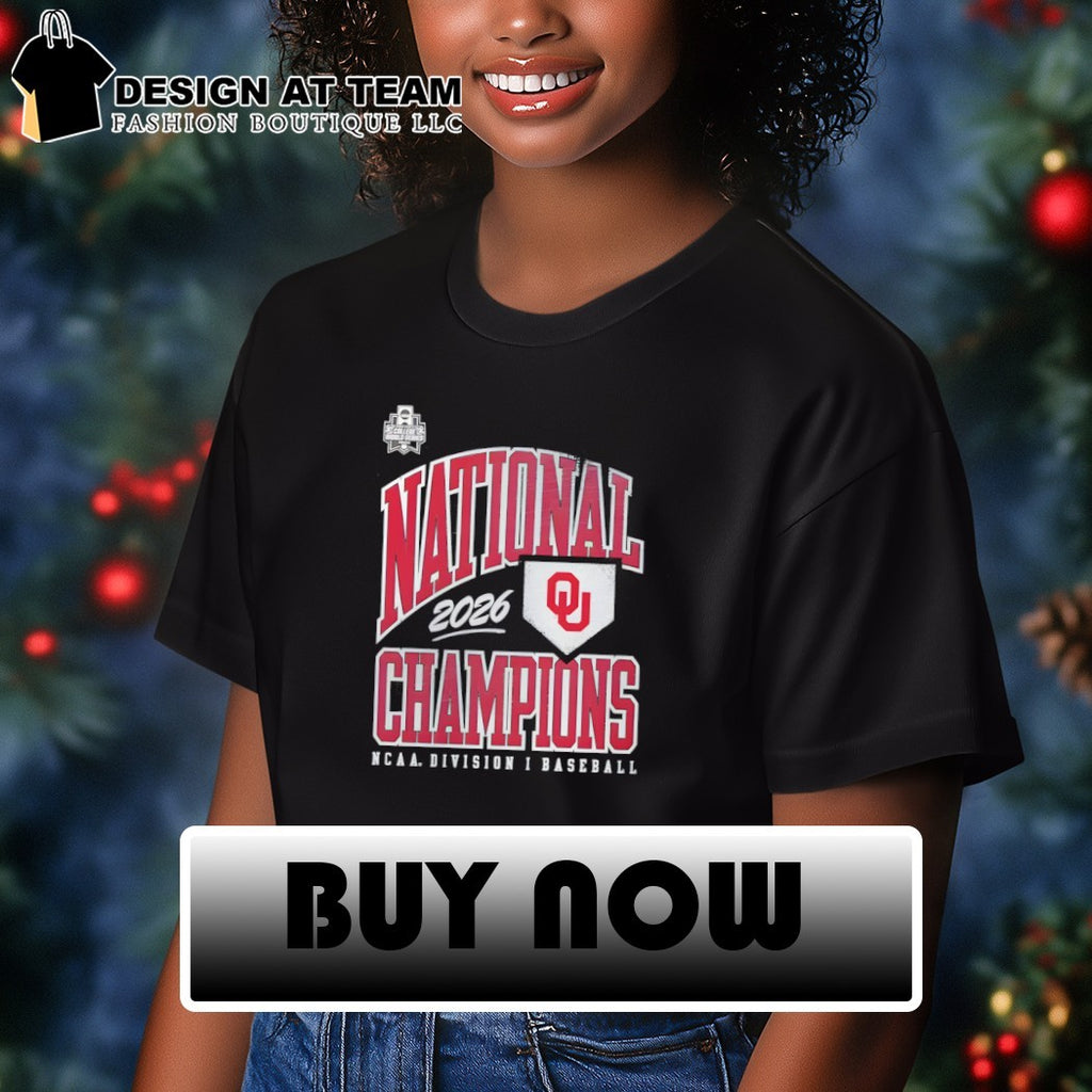 Oklahoma Sooners 2026 National Champions NCAA Division I Baseball shirt