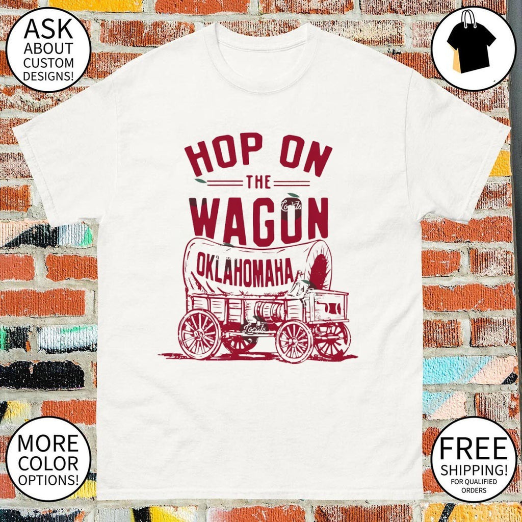 Oklahoma Sooners Baseball 2026 NCAA Hop on the Wagon Oklahomaha shirt
