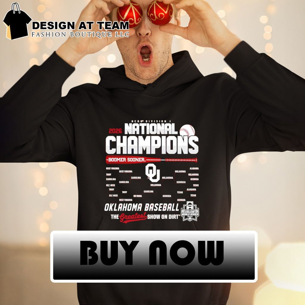 Oklahoma Sooners Baseball 2026 NCAA Baseball Men’s College World Series Champions Bracket shirt