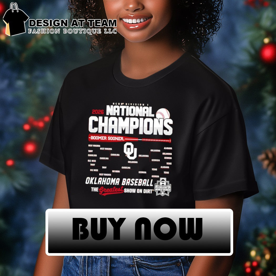 Oklahoma Sooners Baseball 2026 NCAA Baseball Men’s College World Series Champions Bracket shirt