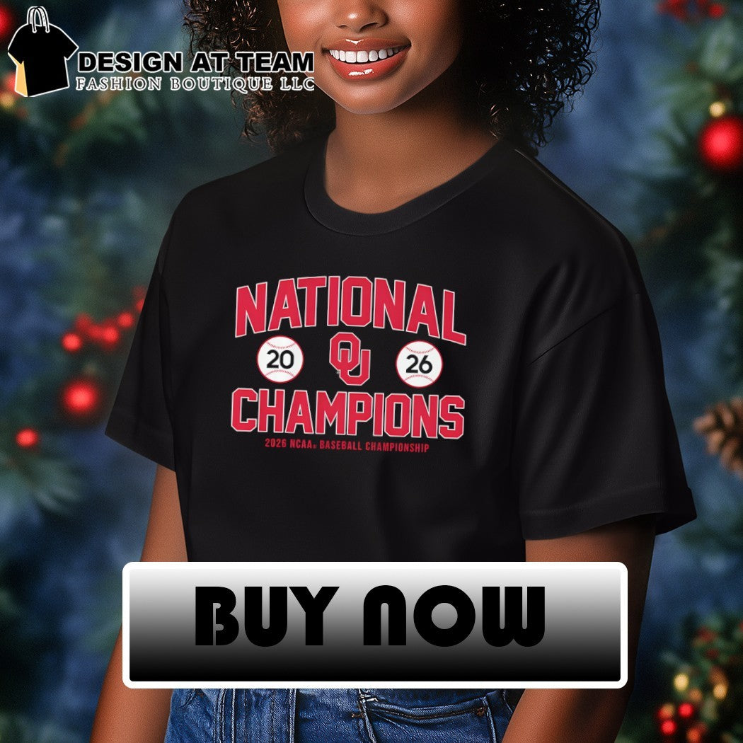 Oklahoma Sooners Baseball NCAA Division I National Champions 2026 logo shirt