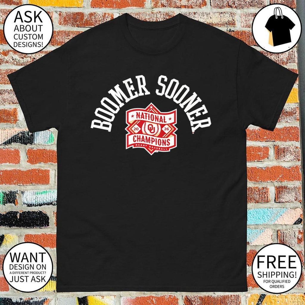Oklahoma Sooners Baseball NCAA Division I National Champions 2026 shirt