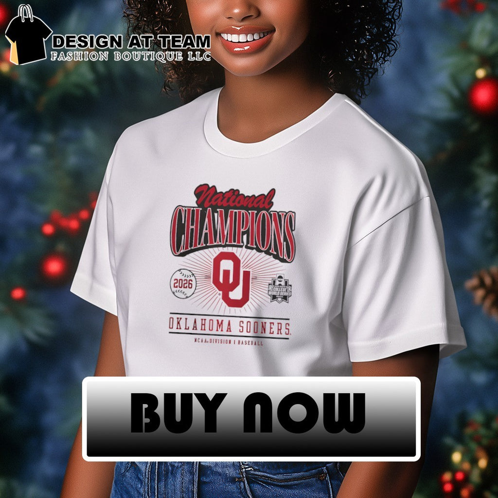 Oklahoma Sooners Baseball National Champions 2026 College World Series team shirt