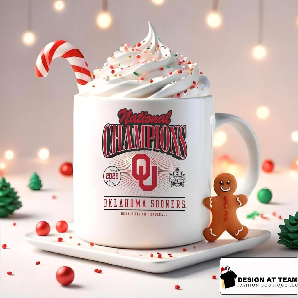 Oklahoma Sooners Baseball National Champions 2026 College World Series team shirt